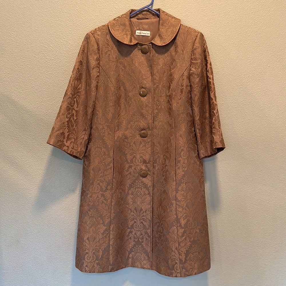 Melody Thomas‎ Scott Dress with Overcoat Sz 12